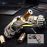 Metal Fidget Toys Adults Gun: Decompression EDC Fidget Spinner, Cool Stress Relief Spinner Ring for Finger, Best Steel Mini T