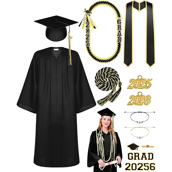 2009 Graduation Tassel With Gold Year Charm - Gold And Black Colors
