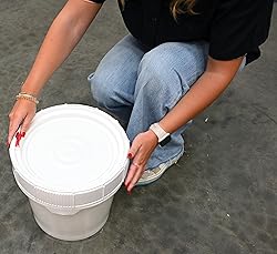 Vestil PAIL-SCR-35-W High Density Polyethylene