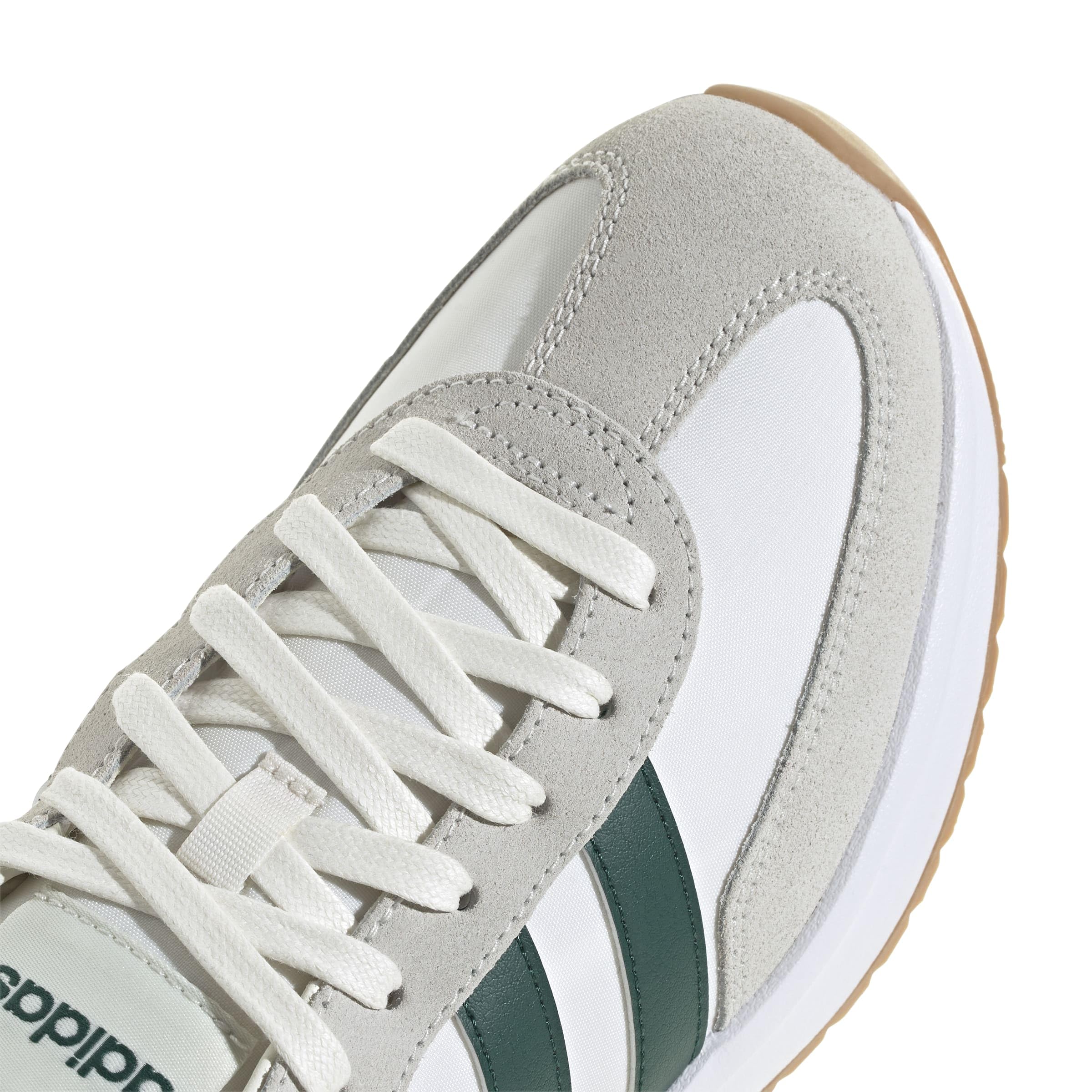 adidas Herren Run 70S 2.0 Shoes, Core White/Collegiate Green/Off White, 44 2/3 EU 5