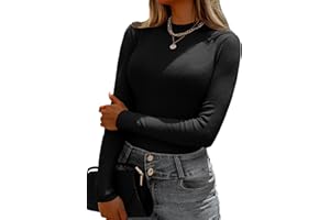 UEAL Women's Lightweight Long Sleeve Slim fit Pullover Sweater Trendy Fall Winter Thermal Tops Shirts for Women 2024