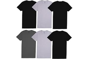 Fruit of the Loom Mens Pocket Tee Undershirts, Moisture Wicking & Tag Free, Short Sleeve Pocket T-Shirts