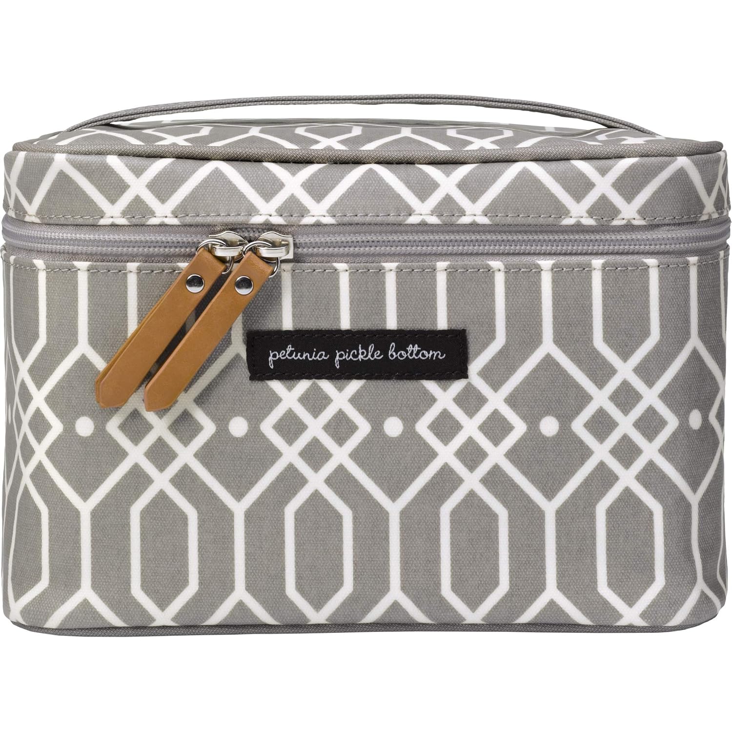 Petunia Pickle Bottom Travel Train Case, Quartz