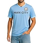 Icon Sports Officially Licensed Manchester City FC Game Day Shirt - Unisex Adult