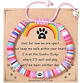 TONY & SANDY Dog Memorial Gifts, Pet Sympathy Rainbow Bridge Pet Memorial Bracelet for Men Women Girls Who Loss of Beloved Dog Cat