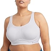 Champion Women's Sports Bra, Motion Control, Underwire Bra, High-Impact Sports Bra (Plus Size)