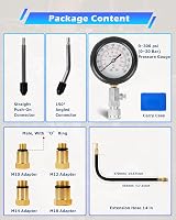 DAYUAN Professional Petrol Engine Compression Tester Kit Set Blue view 5