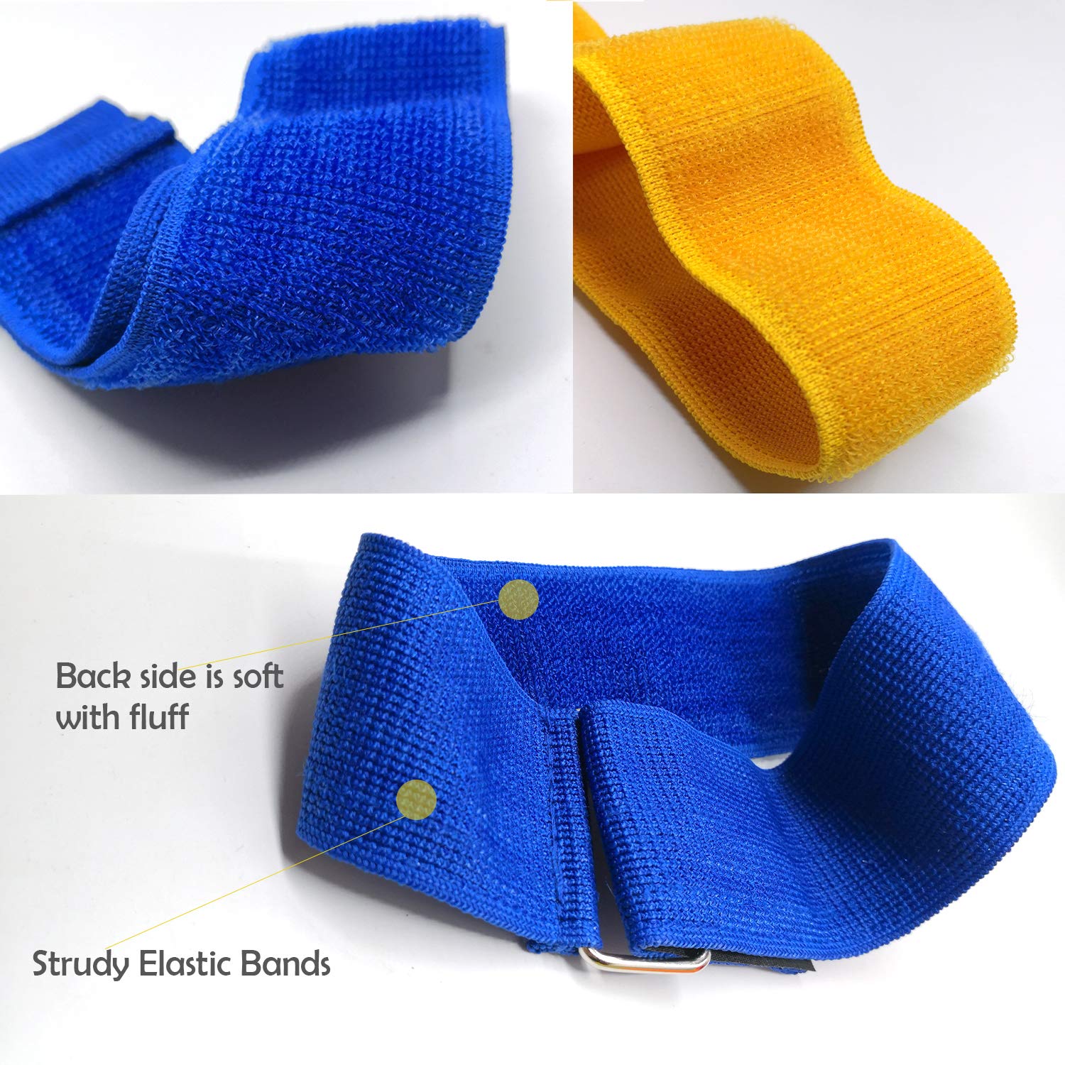 10 PCS 3 Legged Race Bands Three Legged Race Durable Firm Elastic Tie Rope Colorful 3 Leg Race Band for Kids Adult Outdoor Fun - view 4