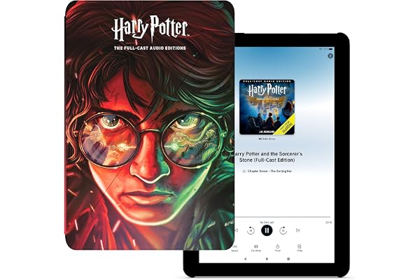 Amazon Fire HD 10 tablet 32GB (newest model) | Officially Licensed Limited-Edition design in celebration of Harry Potter: The Full-Cast Audio Editions on Audible (sold separately)