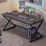 IBF Grey Home Office Desk, Modern Computer Desk for