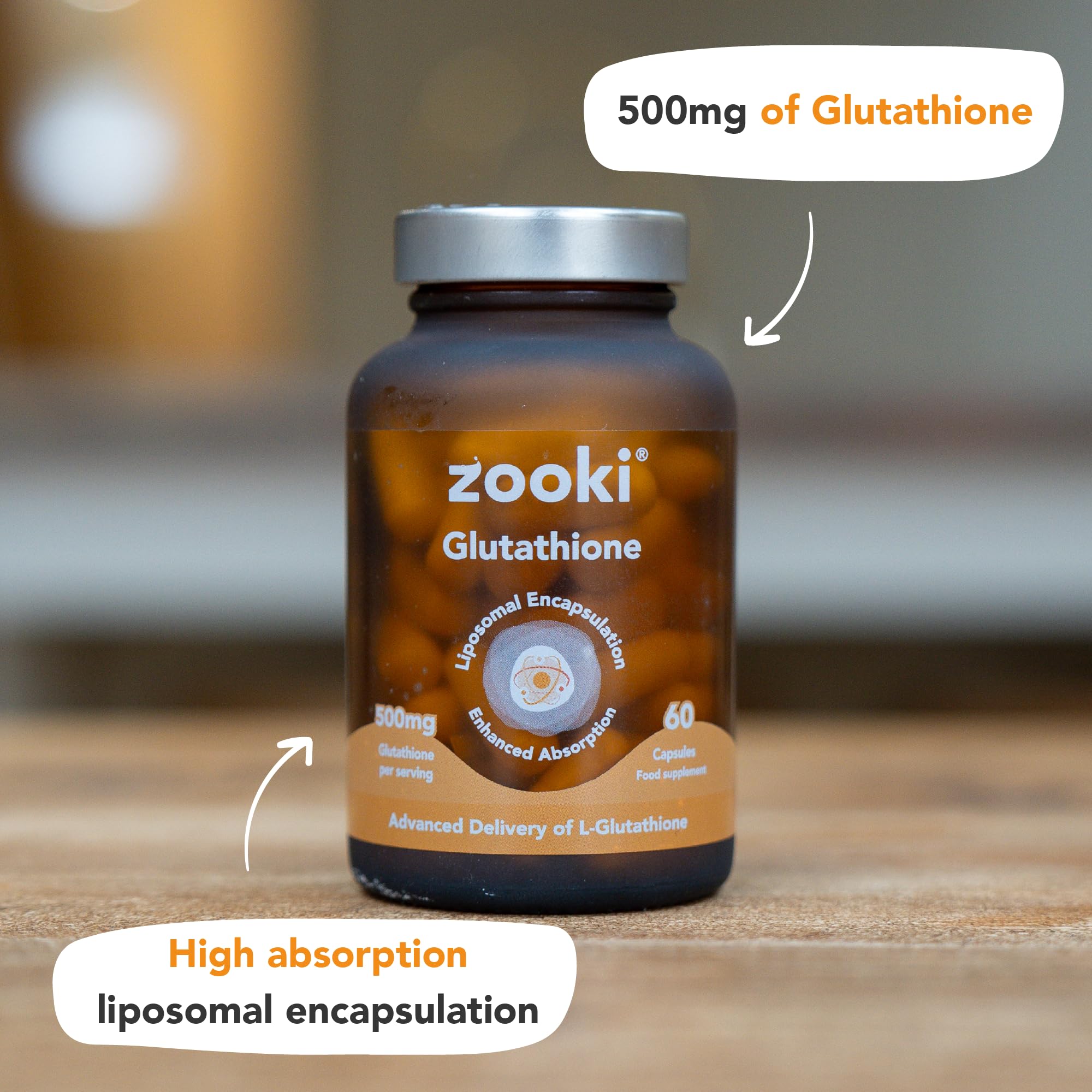 zooki glutathione side effects Mua Zooki Liposomal Glutathione 500mg Capsules, High Absorption Glutathione  Supplement, Immune & Liver Support, Antioxidant Skin & Energy Support,  Vegan Glutathione Tablets, 60 Capsules 30 Servings trên Amazon Anh chính  hãng 2026 main image 0