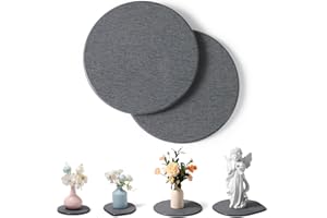 Plentio Plant Saucer Round Diatomite Super Absorbent Stone Plant Trays Durable Flower Plates Quick Drying Plant Trays for Pot to Catch Water Indoor Plants