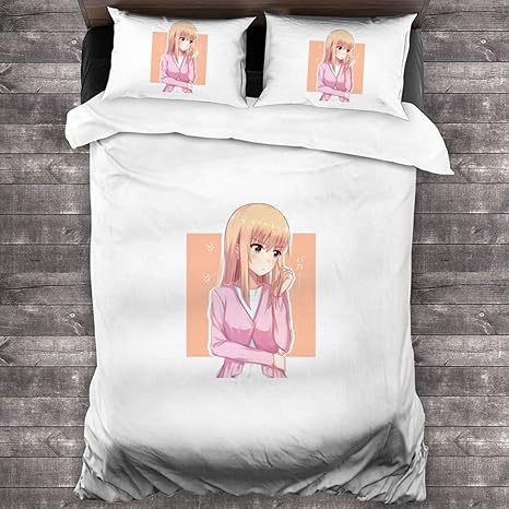 Amazon 干物妹 うまるちゃん 7 ベッドの上の3つのセット ベッドカバー1つ 枕カバー2つ スリーピースベッド 布団カバーセット218 177cm 100 超微細繊維生地 ピースキルトセット寝具セット 寝具カバーセット オンライン通販
