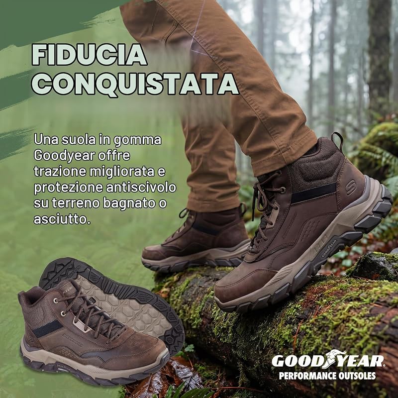 Santoro Hopkins - Scarponcini da trekking, Pelle di cacao sintetico Mesh, 46 EU
