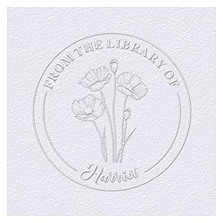 OFCCUSTOM Book Embosser Custom Embosser Stamp with