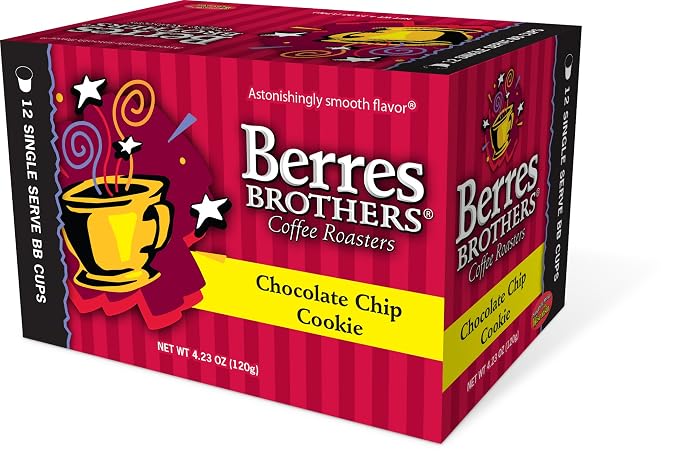 Berres Brothers Chocolate Chip Cookie Coffee Single Serve Cups (746774050123)