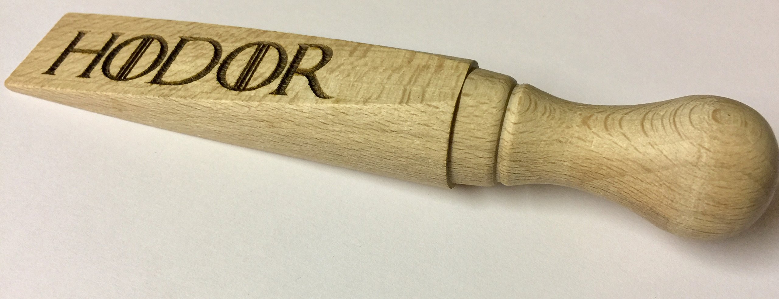 Game of Thrones Inspired Hodor Hold The Door Wooden Beech Doorstop/Doorwedge Christmas Stocking Filler