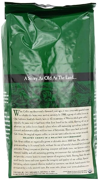 CAFE ALTURA WHOLE BEAN ORGANIC COFFEE, FRENCH ROAST, 2 LB BAG