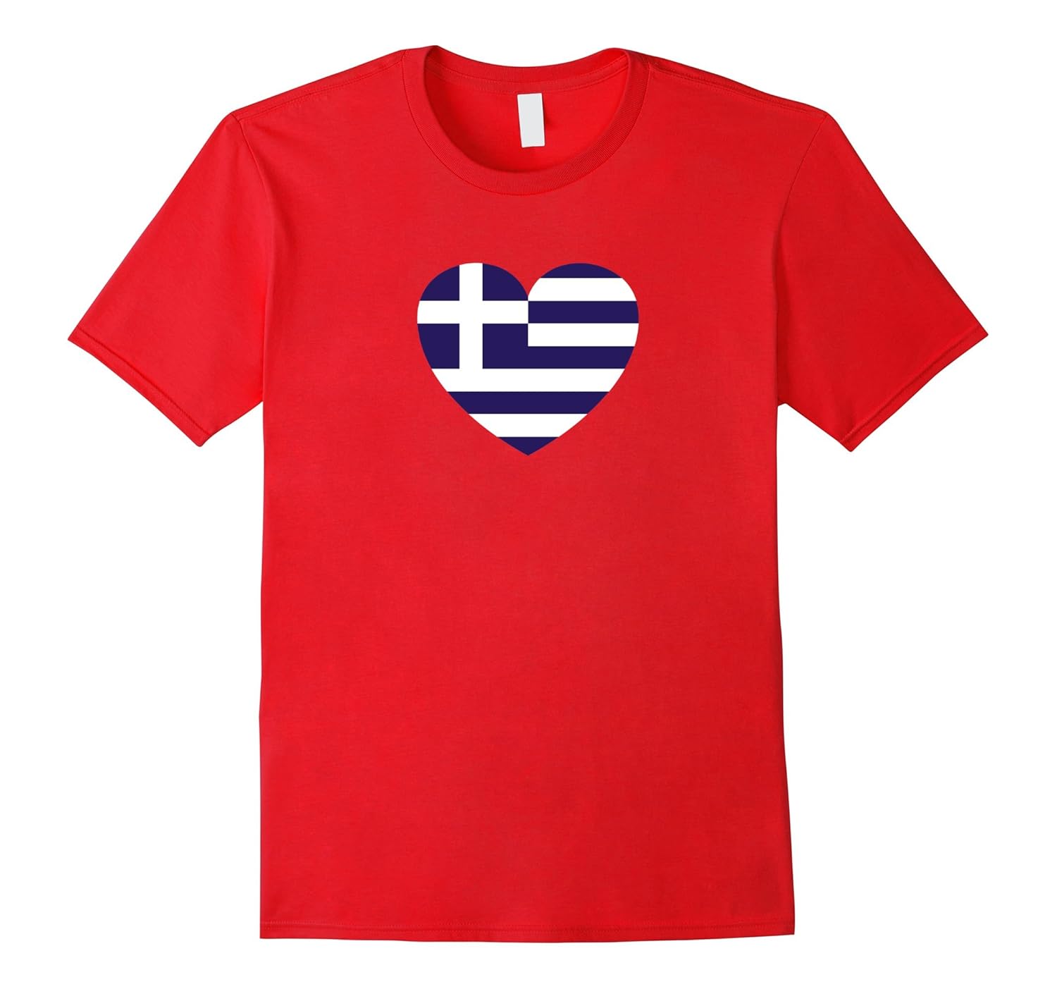 GREECE Flag Heart special T shirt for Greeks Americans-ANZ