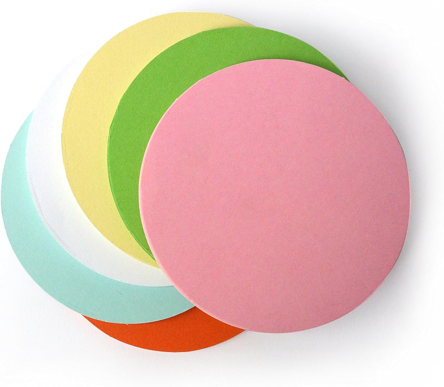 OfficeTree 250 x Flash Cards Round ⌀ 10cm, 6 Colours, 150gsm, Moderation Cards Indispensable for Presentation and Moderation - Image 5