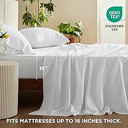 Bedsure Queen Sheet Set, Cooling Sheets for Queen