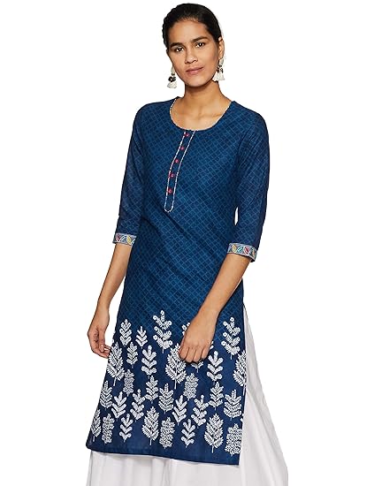 Women's Cotton A-Line Kurta