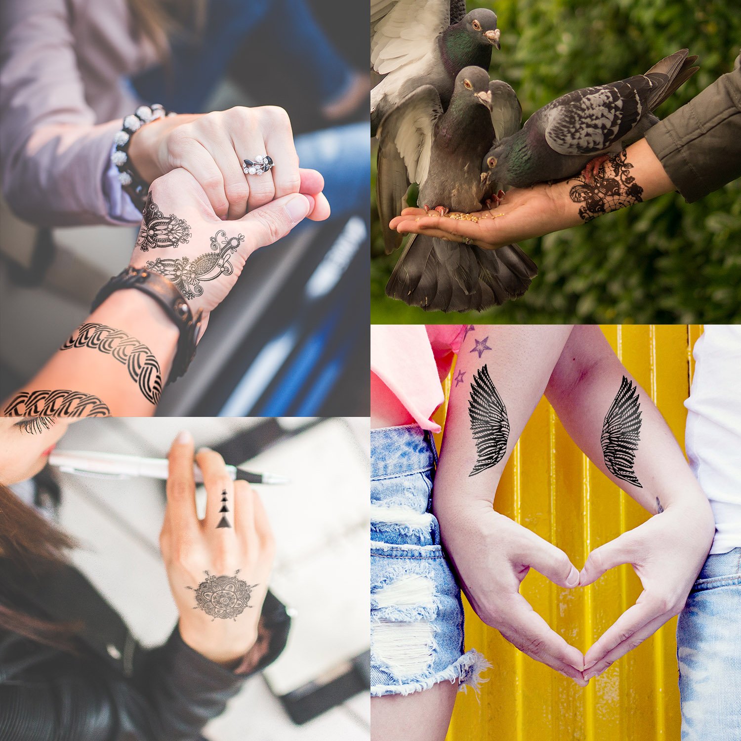 Tatouages Temporaires Meersee 10 Planches De Tatouage