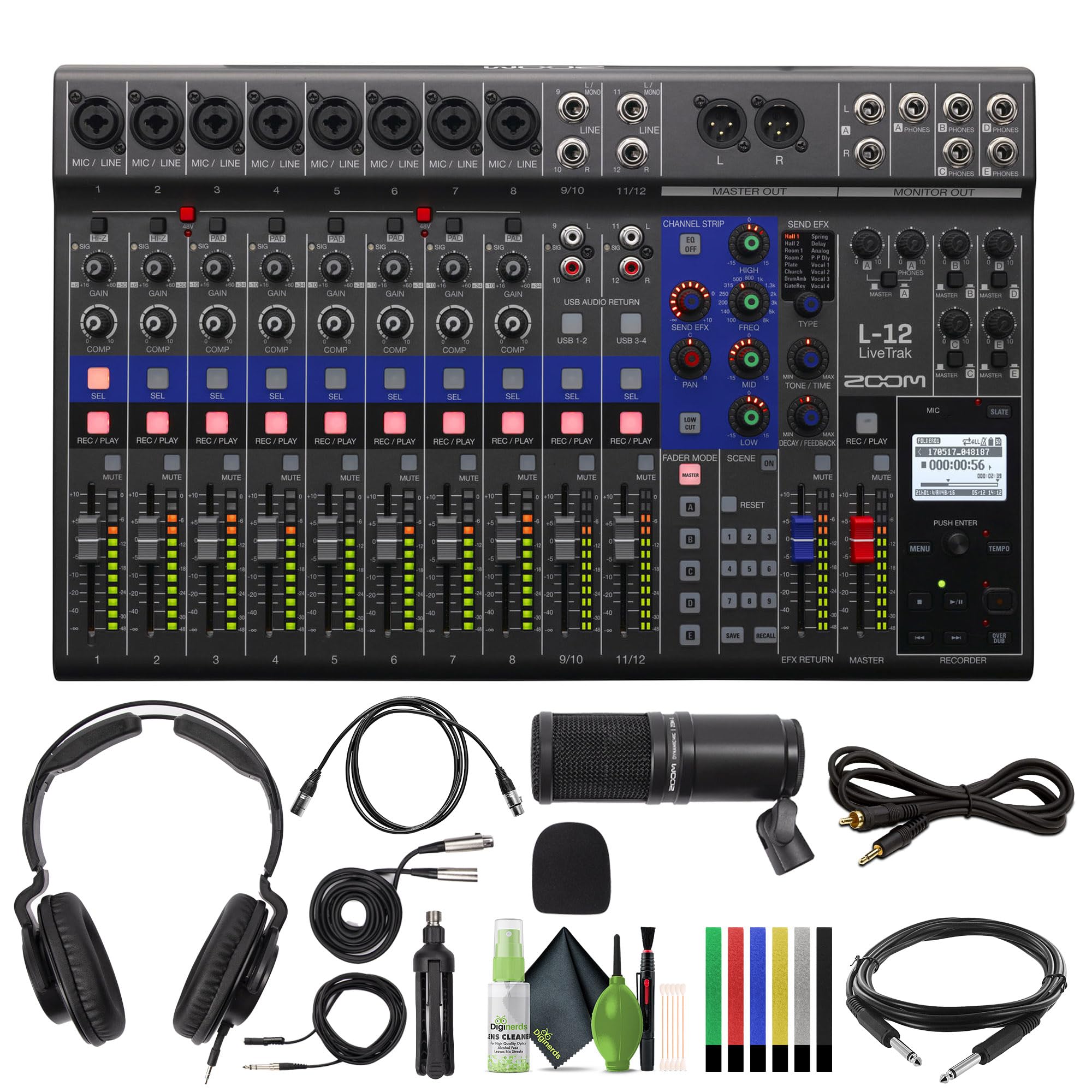 Zoom LiveTrak L-12-12-Channel Digital Mixer