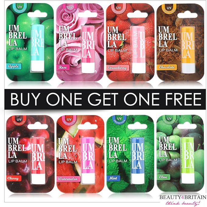 Lip Balm Lip Care 8 Different Flavours UV Protection Individually