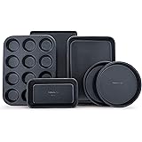 Calphalon Nonstick Bakeware, 6 Piece, Black