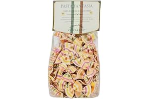 Italian Pasta Fantasia Organic Rainbow Bowties "Farfallini Aracobaleno" Colored Pasta, 8.8oz (250gm) (4 pack)