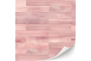TEXTURKONTOR 3 Sheets Self-Adhesive Flooring for Dollhouse 1:12 Scale (Pink parquet)