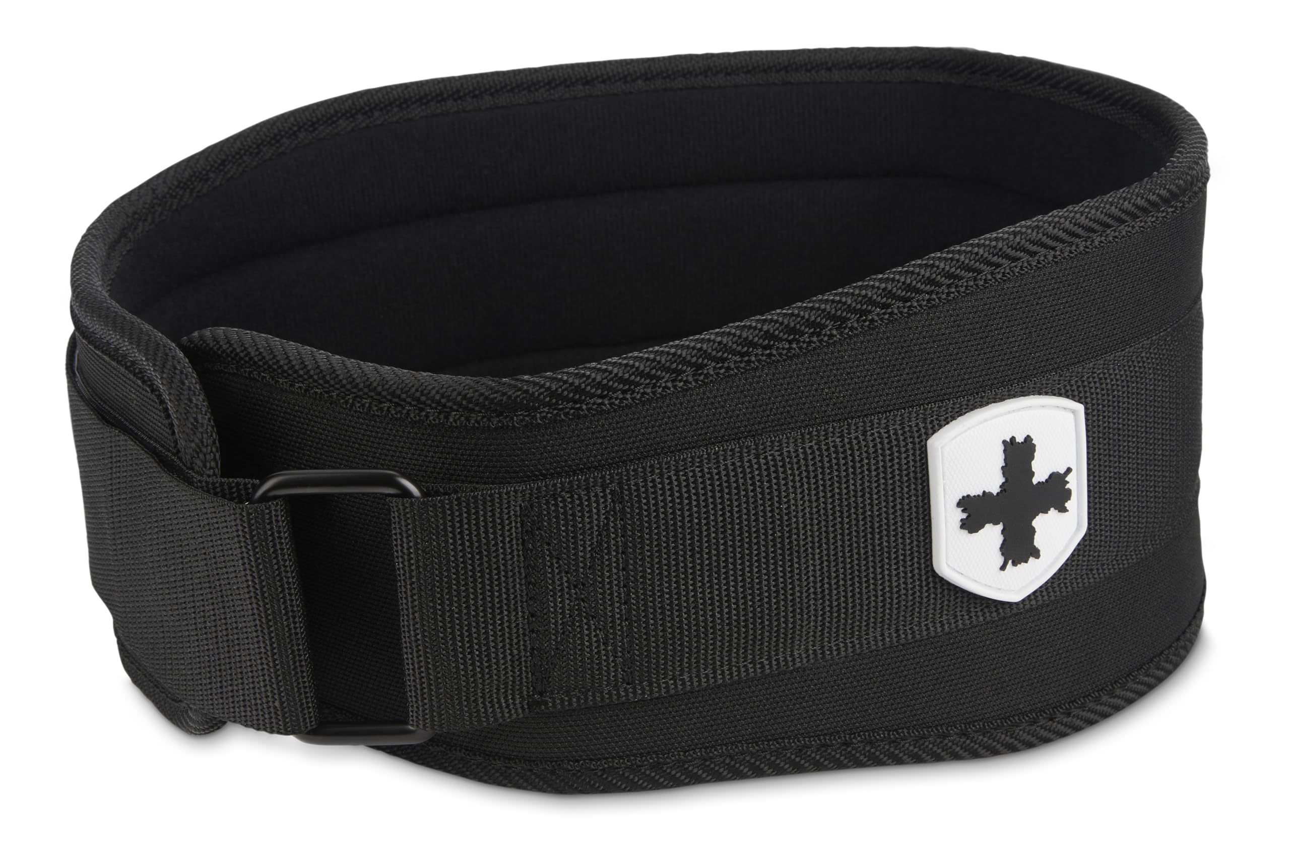 Harbinger 4.5" Foam Core Weightlifting Belt-Supports Lower Back During Lifting,Foam Core Allows For Full Range Of Motion,Built To Fit Both Men and Women for Moderate Lifts,Large,Black