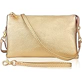 Humble Chic NY Vegan Leather Wristlet Purse for Women - Small Clutch Purse with Shoulder and Wrist Straps