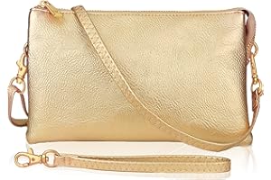 Humble Chic NY Vegan Leather Wristlet Purse for Women - Small Clutch Purse with Shoulder and Wrist Straps