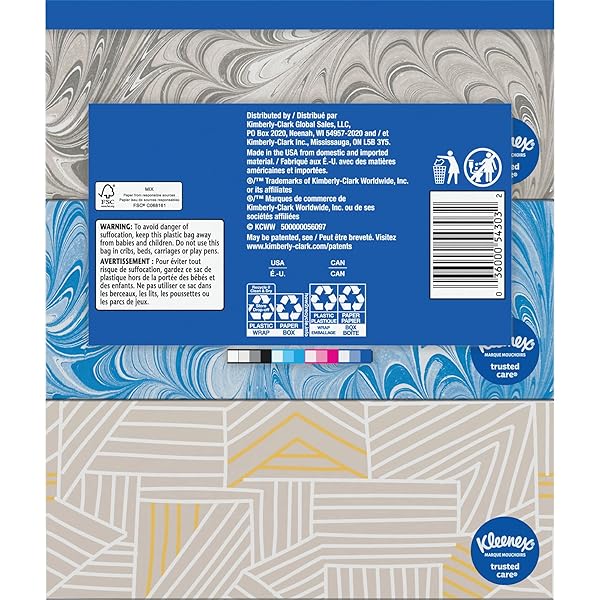 KLEENEX TRUSTED CARE 2-PLY TISSUES, 8-7/16″ X 8-1/2″, WHITE, 160 TISSUES PER BOX, PACK OF 3 BOXES