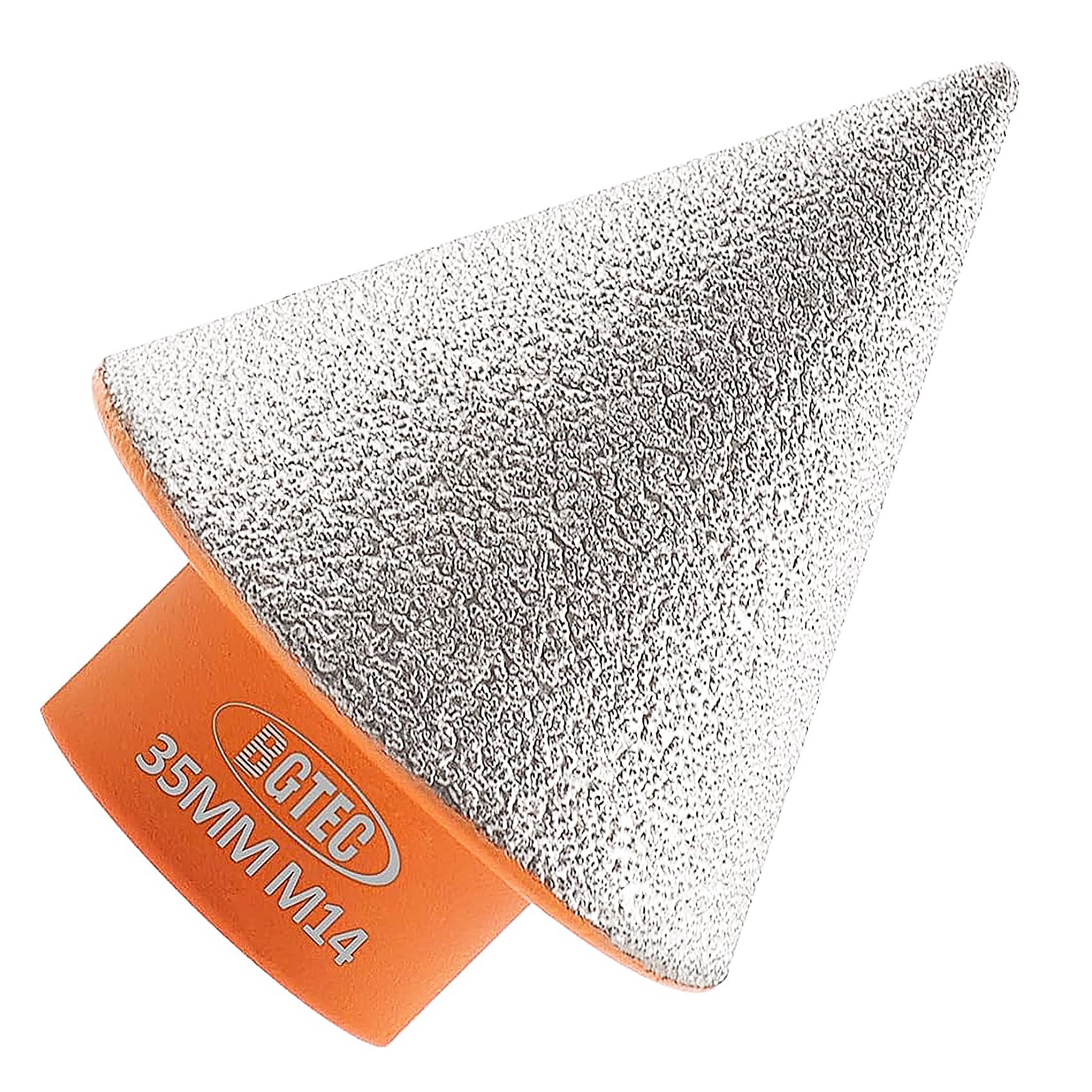 BGTEC Diamond Beveling Chamfer Bit,35MM with M14 Thread for Existing Holes Enlarging Shaping Trimming Tile Marble Granite Ceramic Countersink Drill Bits