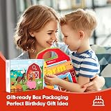 Hahaland Montessori Busy Book 15-in-1 Sensory Board for Toddlers 1+ Year view 7