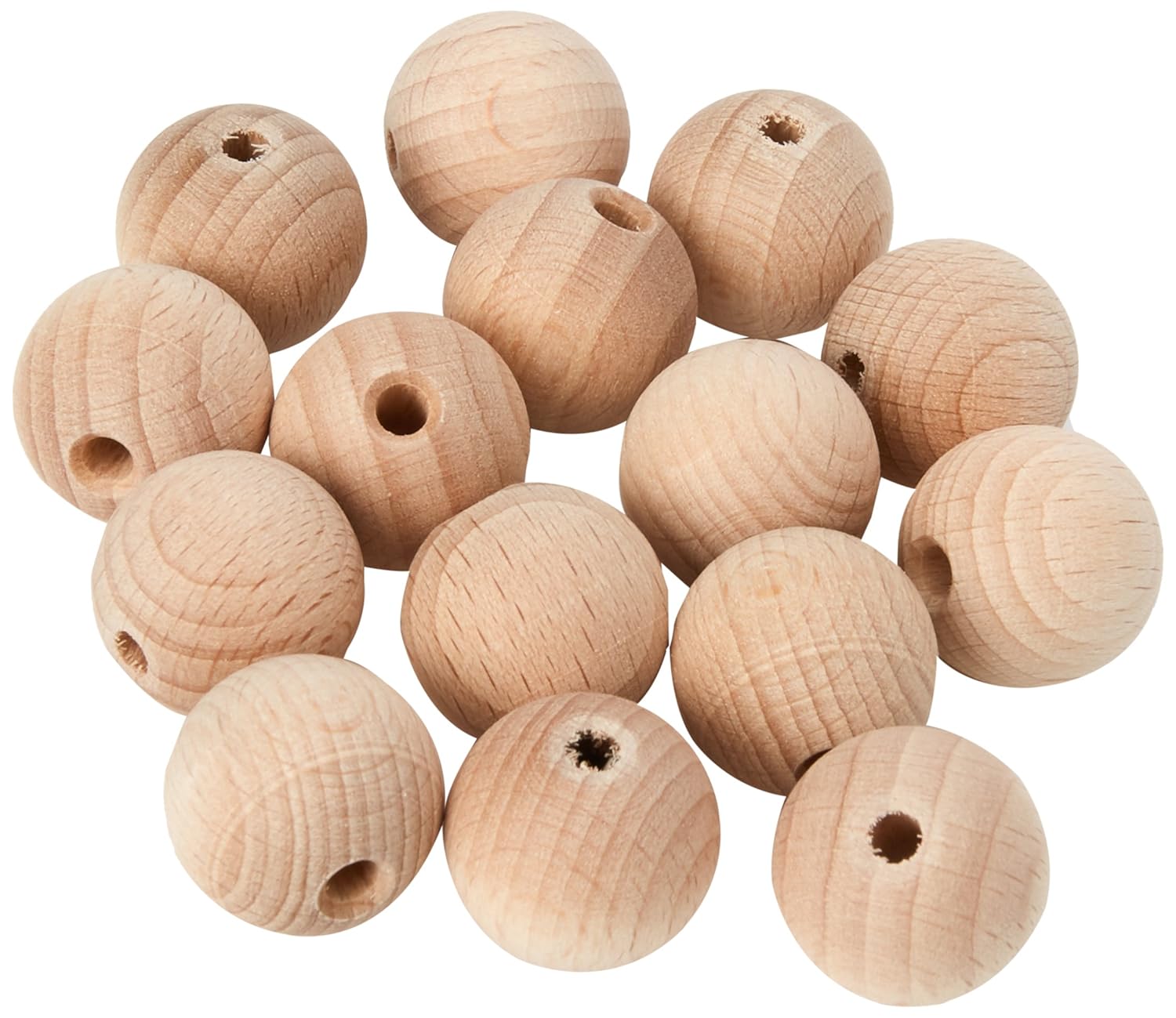 Efco Balls untreated Wood with Hole 20 mm ø 4 mm 15 pcs Amazon.co.uk