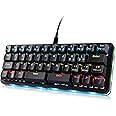Koolertron 42-Key 40% Macaro Gaming Keyboard - Compact RGB Backlit Mechanical Keypad, Hot-Swappable USB-C Programmable Mini Keyboard for PC/Mac Gamers (Fully Customizable)