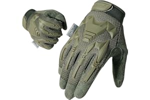 WTACTFUL Rubber Guard Tactical Gloves for Men, Breathable Comfort, Touchscreen Capable & Perfect for Outdoor Activities!