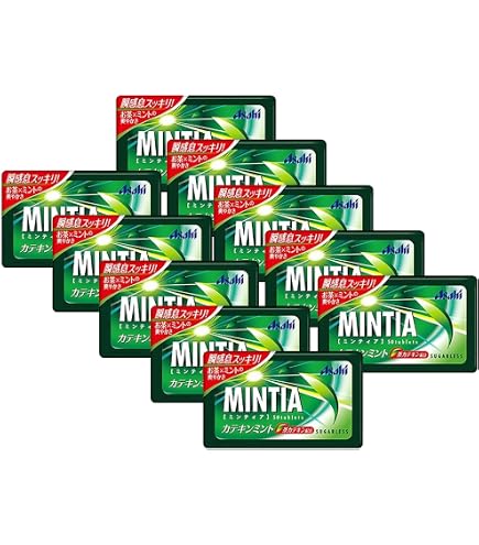Amazon.com : Mintia Assortment 0.2oz 2Types × 5pcs Japanese Tablet