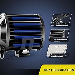 Nilight Led Light Pods 2PC 4Inch 60W Flood Spot