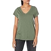 Velvet by Graham & Spencer Women's Jilian Original Slub V-Neck Tee