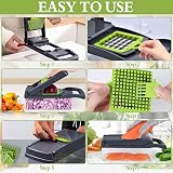 Swetfela 18-in-1 Vegetable Chopper Slicer with 7 Blades view 4