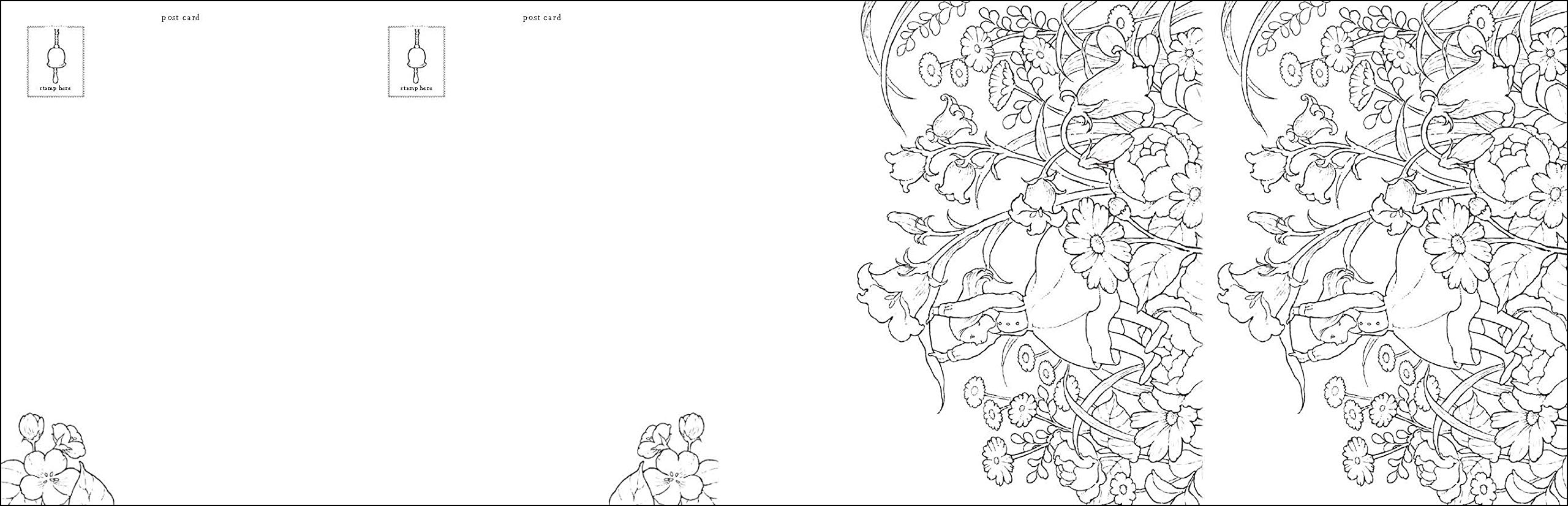 Amazon Co Jp 新装版 わたしの塗り絵 Postcard Book 森の少女の物語 実用品 わたしの塗り絵post Card Book 井田千秋 Japanese Books