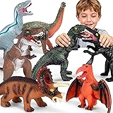 Kissdream 7 Piece Jumbo Dinosaur Toys Big Dinosaur