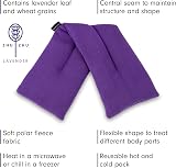 Zhu-Zhu Lavender Body Wrap Wheat Bags Microwavable Heat Pad Purple view 3