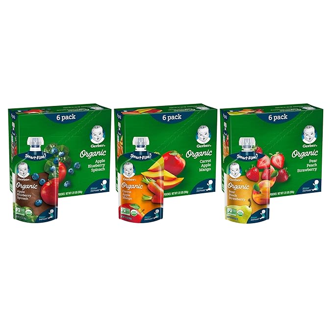 gerber organic 2nd foods