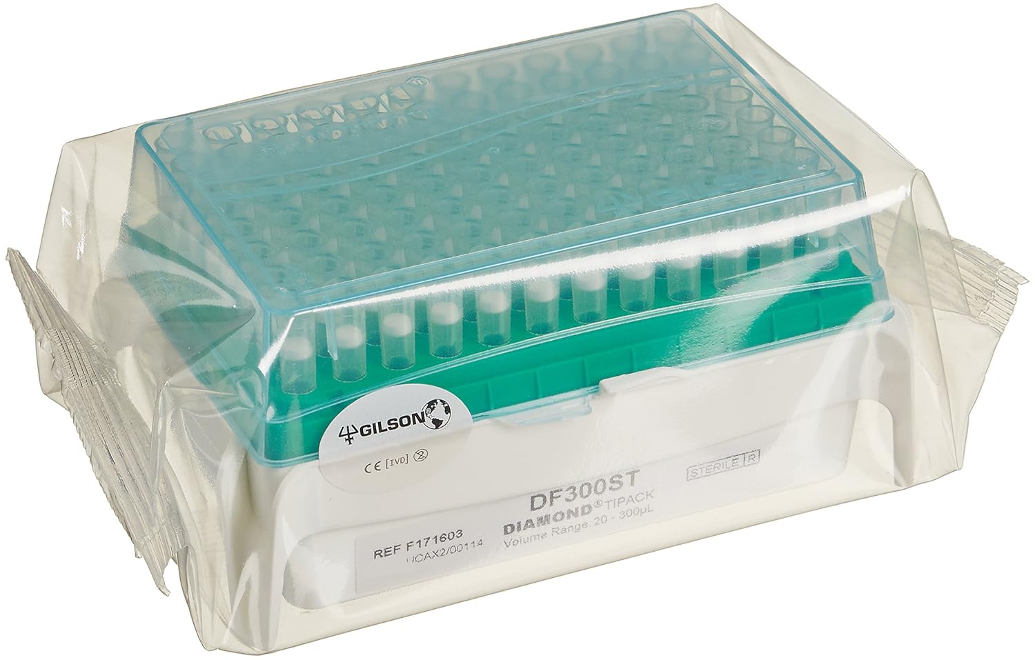 Gilson Pipetman F171603 Polypropylene Diamond Filtering Pipettor Tips